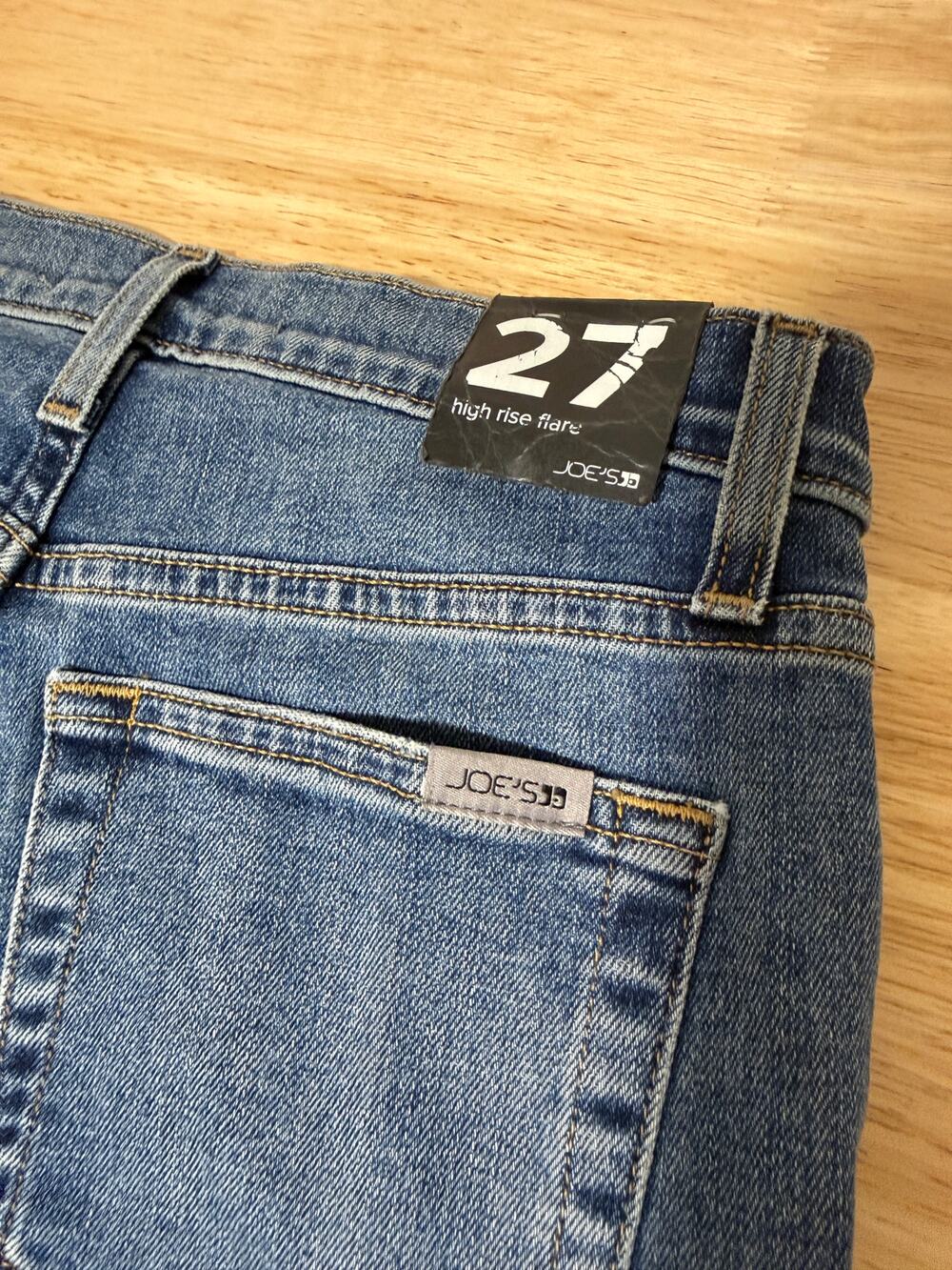 NWT Joe’s Jeans The High Rise Flare Petra Women’s 27 Blue Denim Jeans